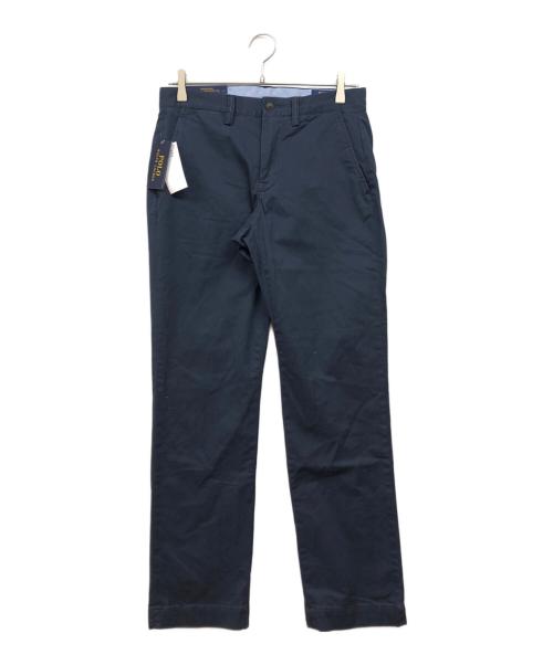 POLO RALPH LAUREN（ポロ・ラルフローレン）POLO RALPH LAUREN (ポロ・ラルフローレン) ストレッチストレートフィットチノパン ネイビー サイズ:28×30の古着・服飾アイテム