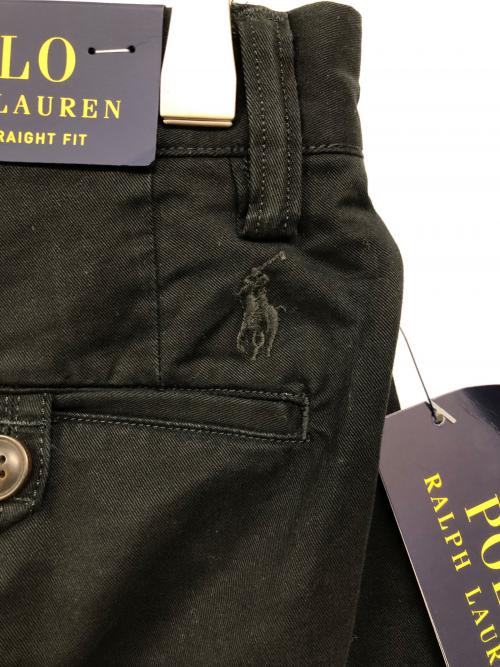 POLO RALPH LAUREN（ポロ・ラルフローレン）POLO RALPH LAUREN (ポロ・ラルフローレン) テーパードパンツ ブラック サイズ:28×30の古着・服飾アイテム
