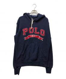 POLO RALPH LAUREN（ポロ・ラルフローレン）の古着「プルオーバーパーカー」｜ネイビー