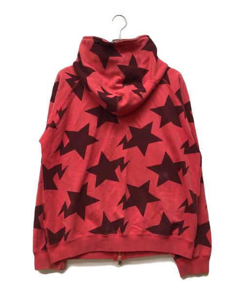A BATHING APE（アベイシングエイプ）A BATHING APE (アベイシングエイプ) ジップパーカー レッド サイズ:Mの古着・服飾アイテム