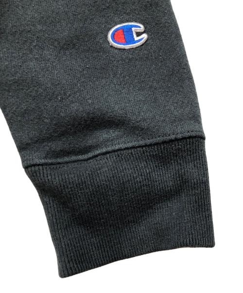Champion REVERSE WEAVE（チャンピオン リバース ウィーブ）Champion REVERSE WEAVE (チャンピオン リバース ウィーブ) ボーンデザインスウェット ブラック サイズ:Mの古着・服飾アイテム
