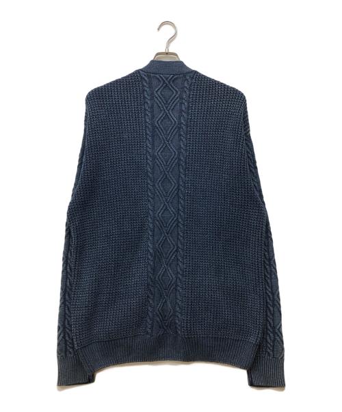 Schott（ショット）Schott (ショット) ケーブルカーディガン ネイビー サイズ:L 未使用品の古着・服飾アイテム