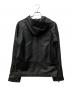 JTP LEATHER (ジェイティーピーレザー) フーデッドレザージャケット ブラック サイズ:M：5000円