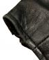 中古・古着 JTP LEATHER (ジェイティーピーレザー) フーデッドレザージャケット ブラック サイズ:M：5000円