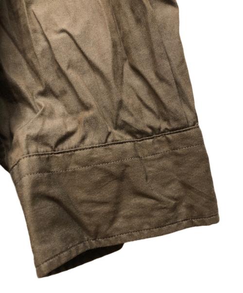 SOPHNET.（ソフネット）SOPHNET. (ソフネット) BAND COLLAR SHIRT ブラウン サイズ:XLの古着・服飾アイテム