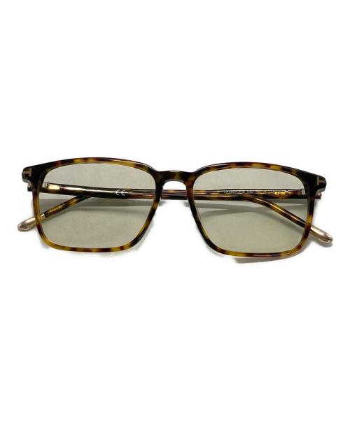 TOM FORD（トムフォード）TOM FORD (トムフォード) 伊達眼鏡 ブラウン サイズ:55□16の古着・服飾アイテム