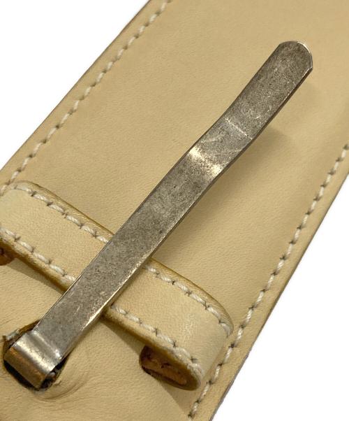 Salvatore Ferragamo（サルヴァトーレ フェラガモ）Salvatore Ferragamo (サルヴァトーレ フェラガモ) ガンチーニレザーバックルベルト ベージュの古着・服飾アイテム