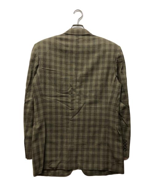 LANVIN（ランバン）LANVIN (ランバン) リネン2Bテーラードジャケット ベージュ サイズ:46の古着・服飾アイテム