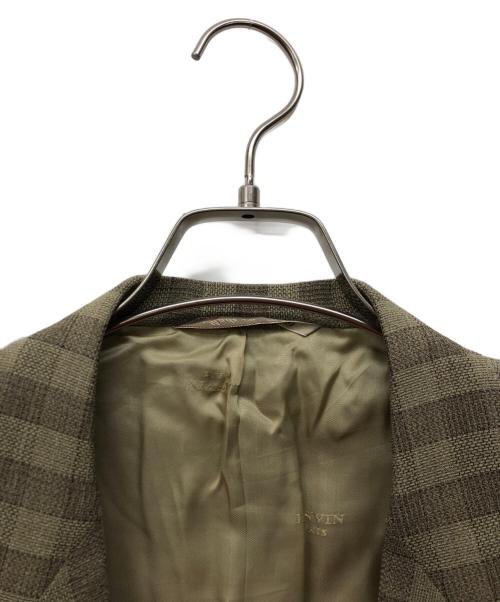 LANVIN（ランバン）LANVIN (ランバン) リネン2Bテーラードジャケット ベージュ サイズ:46の古着・服飾アイテム