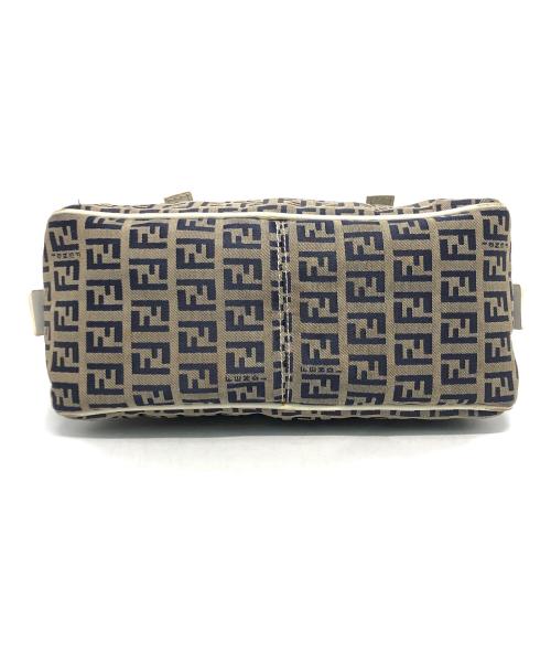 FENDI（フェンディ）FENDI (フェンディ) ハンドバッグ ベージュ・ネイビー・ホワイトの古着・服飾アイテム
