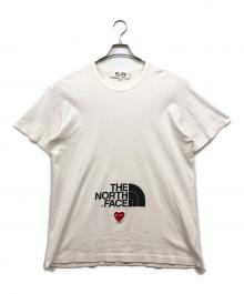 PLAY COMME des GARCONS×THE NORTH FACE（プレイコムデギャルソン×ザ ノース フェイス）の古着「Tシャツ」｜ホワイト