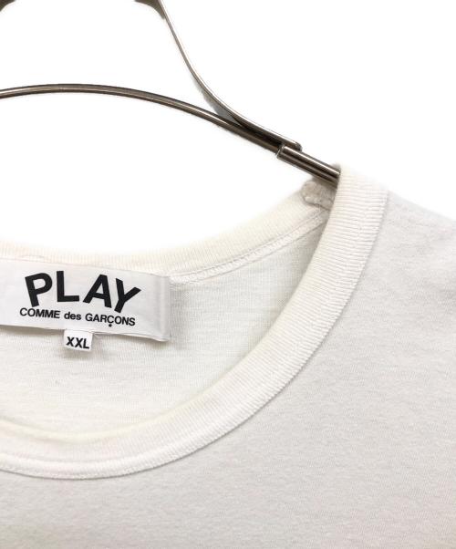 PLAY COMME des GARCONS（プレイコムデギャルソン）PLAY COMME des GARCONS (プレイコムデギャルソン) THE NORTH FACE (ザ ノース フェイス) Tシャツ ホワイト サイズ:XXLの古着・服飾アイテム