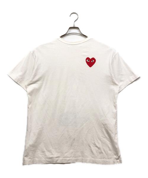 PLAY COMME des GARCONS（プレイコムデギャルソン）PLAY COMME des GARCONS (プレイコムデギャルソン) THE NORTH FACE (ザ ノース フェイス) Tシャツ ホワイト サイズ:XXLの古着・服飾アイテム