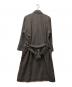 PIERRE BALMAIN (ピエール バルマン) ベルデットロングコート ブラウン サイズ:M：8000円