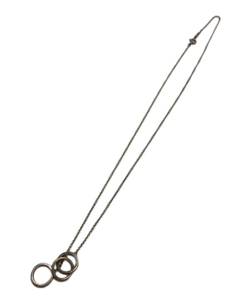 TIFFANY & Co.（ティファニー）Tiffany & Co. (ティファニー) 1837 3連リングネックレス シルバーの古着・服飾アイテム