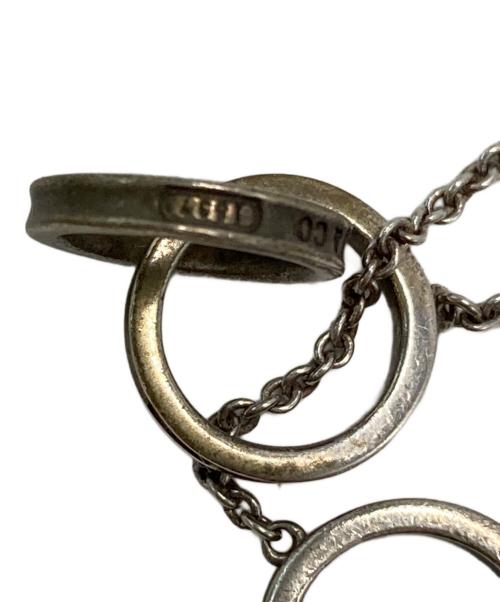 TIFFANY & Co.（ティファニー）Tiffany & Co. (ティファニー) 1837 3連リングネックレス シルバーの古着・服飾アイテム