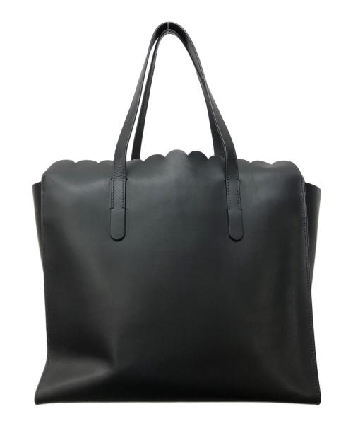 FURLA（フルラ）FURLA (フルラ) フラワーパンチングトートバック ブラックの古着・服飾アイテム