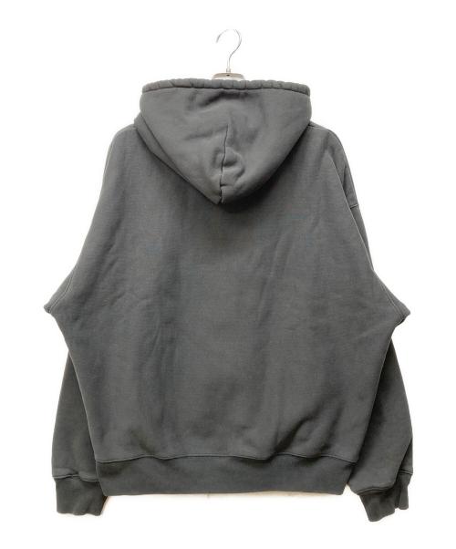 stussy（ステューシー）stussy (ステューシー) FELT APPLIQUE HOODIE グレー サイズ:XLの古着・服飾アイテム