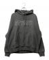 stussy（ステューシー）の古着「FELT APPLIQUE HOODIE」｜グレー
