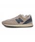 NEW BALANCE (ニューバランス) 730ローカットスニーカー グレー サイズ:9：8000円