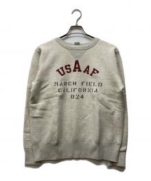 BUZZ RICKSON'S（バズリクソンズ）の古着「USAAF Vガゼットスウェット」｜グレー
