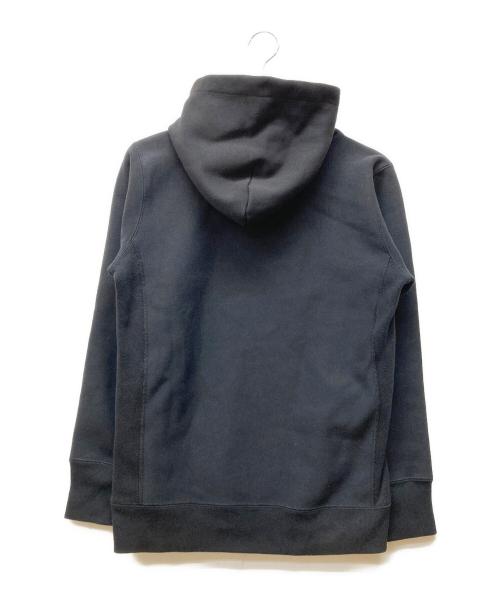 Champion REVERSE WEAVE（チャンピオン リバース ウィーブ）Champion REVERSE WEAVE (チャンピオン リバース ウィーブ) ストームシェル プルオーバー スウェットパーカー ブラック サイズ:Mの古着・服飾アイテム