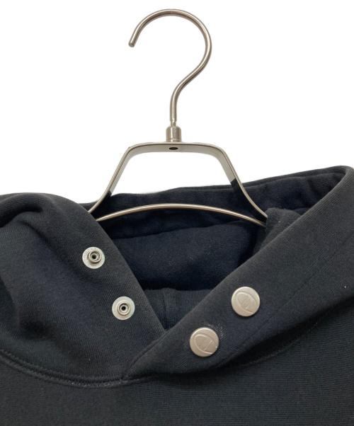 Champion REVERSE WEAVE（チャンピオン リバース ウィーブ）Champion REVERSE WEAVE (チャンピオン リバース ウィーブ) ストームシェル プルオーバー スウェットパーカー ブラック サイズ:Mの古着・服飾アイテム