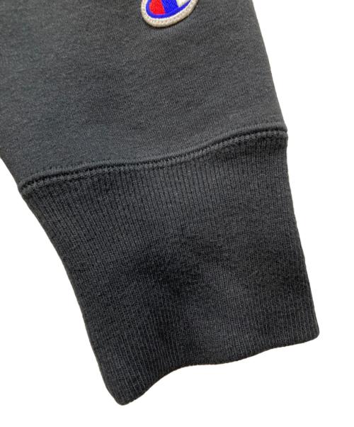 Champion REVERSE WEAVE（チャンピオン リバース ウィーブ）Champion REVERSE WEAVE (チャンピオン リバース ウィーブ) ストームシェル プルオーバー スウェットパーカー ブラック サイズ:Mの古着・服飾アイテム