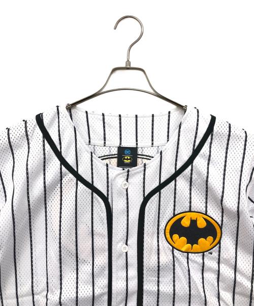 New Era（ニューエラ）New Era (ニューエラ) ゲームシャツ ブラック×ホワイト サイズ:2XLの古着・服飾アイテム