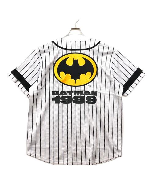 New Era（ニューエラ）New Era (ニューエラ) ゲームシャツ ブラック×ホワイト サイズ:2XLの古着・服飾アイテム