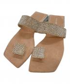 Jeffrey Campbellジェフリーキャンベル）の古着「Alise Embellished Sandal」｜ベージュ