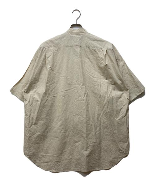 HAVERSACK（ハバーサック）HAVERSACK (ハバーサック) バンドカラーシャツ ベージュ サイズ:Mの古着・服飾アイテム