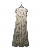 LAURA ASHLEY×Rirandtureローラ アシュレイ×リランドチュール）の古着「シアーラッフルワンピース」｜アイボリー