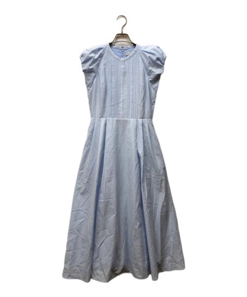 CELFORD（セルフォード）CELFORD (セルフォード) バルーンスリーブシャツワンピース ブルー サイズ:38の古着・服飾アイテム