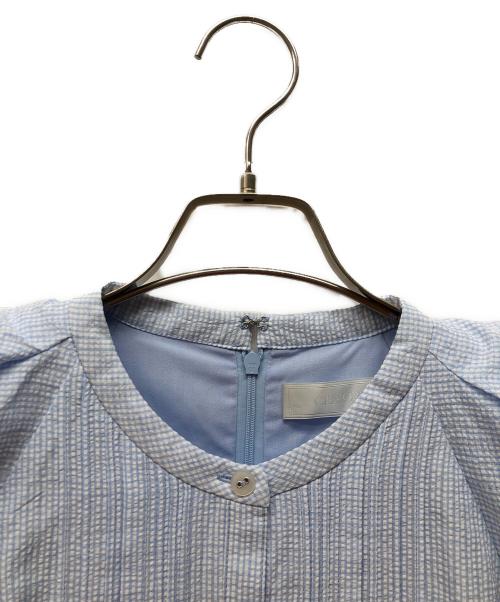 CELFORD（セルフォード）CELFORD (セルフォード) バルーンスリーブシャツワンピース ブルー サイズ:38の古着・服飾アイテム