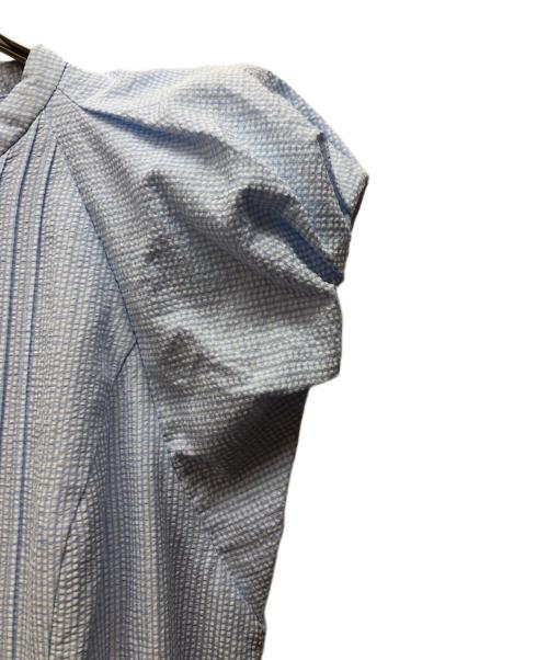 CELFORD（セルフォード）CELFORD (セルフォード) バルーンスリーブシャツワンピース ブルー サイズ:38の古着・服飾アイテム