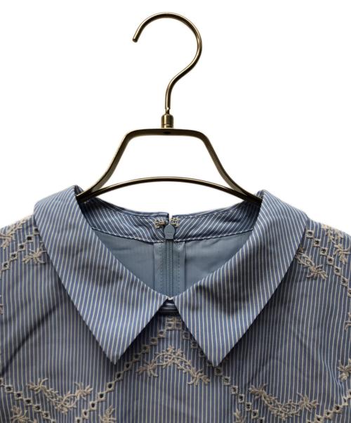 CELFORD（セルフォード）CELFORD (セルフォード) フラワーエンブロイダリーワンピース ブルー サイズ:38 未使用品の古着・服飾アイテム