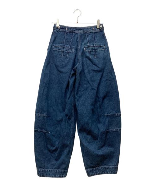 HARUNOBUMURATA（ハルノブ ムラタ）HARUNOBUMURATA (ハルノブ ムラタ) COCOON DENIM PANTS ブルー サイズ:34の古着・服飾アイテム