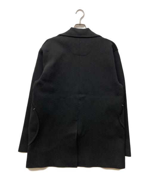 OMMO（オーエムエムオー）OMMO (オーエムエムオー) RANDOM CIRCLE DOCKING KNIT JK ブラック サイズ:38 未使用品の古着・服飾アイテム