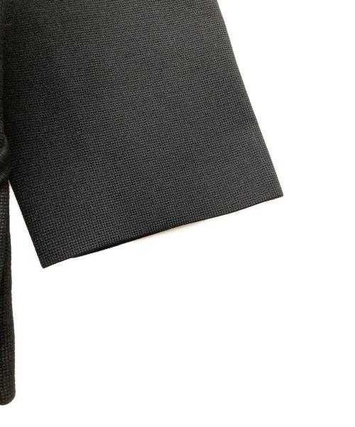 OMMO（オーエムエムオー）OMMO (オーエムエムオー) RANDOM CIRCLE DOCKING KNIT JK ブラック サイズ:38 未使用品の古着・服飾アイテム