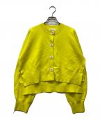 nagonstansナゴンスタンス）の古着「crew-neck cardigan」｜イエロー