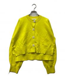 nagonstans（ナゴンスタンス）の古着「crew-neck cardigan」｜イエロー