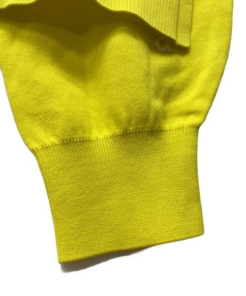 nagonstans（ナゴンスタンス）nagonstans (ナゴンスタンス) crew-neck cardigan イエロー サイズ:Mの古着・服飾アイテム