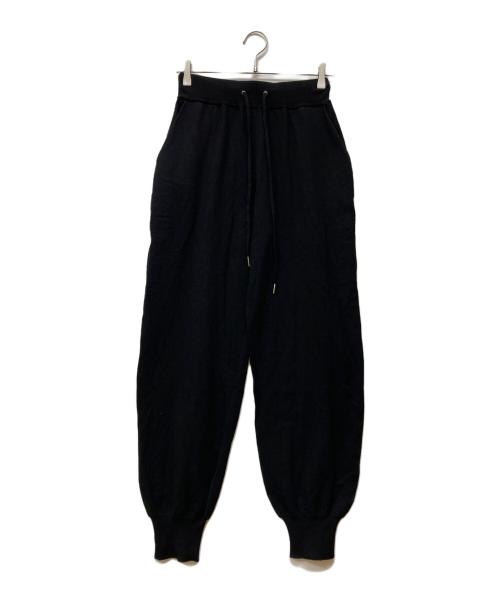 forme（フォルメ）FORME (フォルメ) STRETCH KNIT JOGGER PANTS ブラックの古着・服飾アイテム