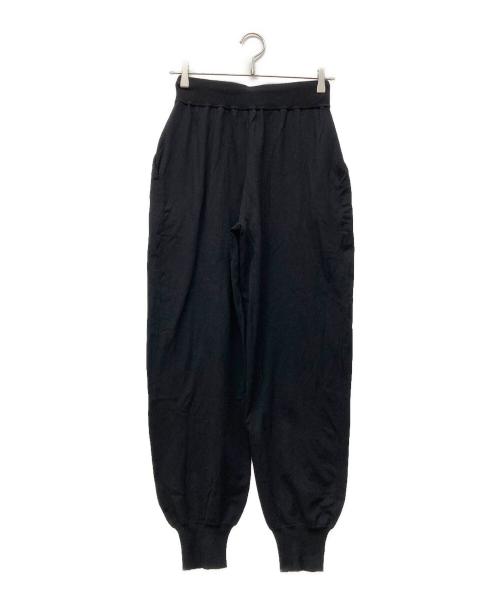 forme（フォルメ）FORME (フォルメ) STRETCH KNIT JOGGER PANTS ブラックの古着・服飾アイテム