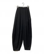 ENFOLDエンフォルド）の古着「UNBALANCE PANTS」｜ブラック