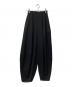 ENFOLD（エンフォルド）の古着「UNBALANCE PANTS」｜ブラック