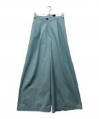 nagonstansナゴンスタンス）の古着「tuck wide pants」｜ブルー