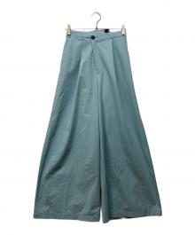 nagonstans（ナゴンスタンス）の古着「tuck wide pants」｜ブルー