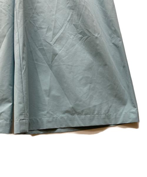 nagonstans（ナゴンスタンス）nagonstans (ナゴンスタンス) tuck wide pants ブルー サイズ:Ｓの古着・服飾アイテム